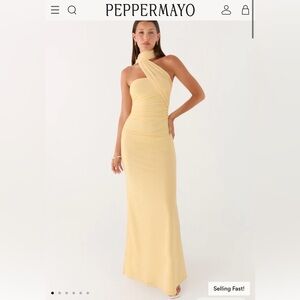 knee length dresses for ladies Talia Linen Pintuck Maxi Dress in Blush – Lusana main image 1